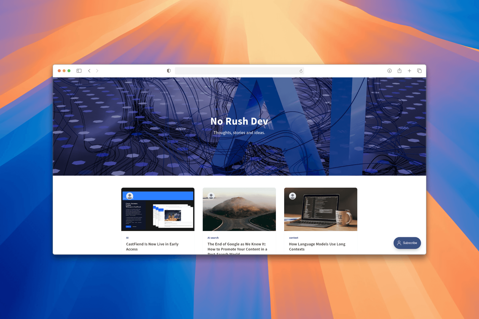 Ghost Blog Preview